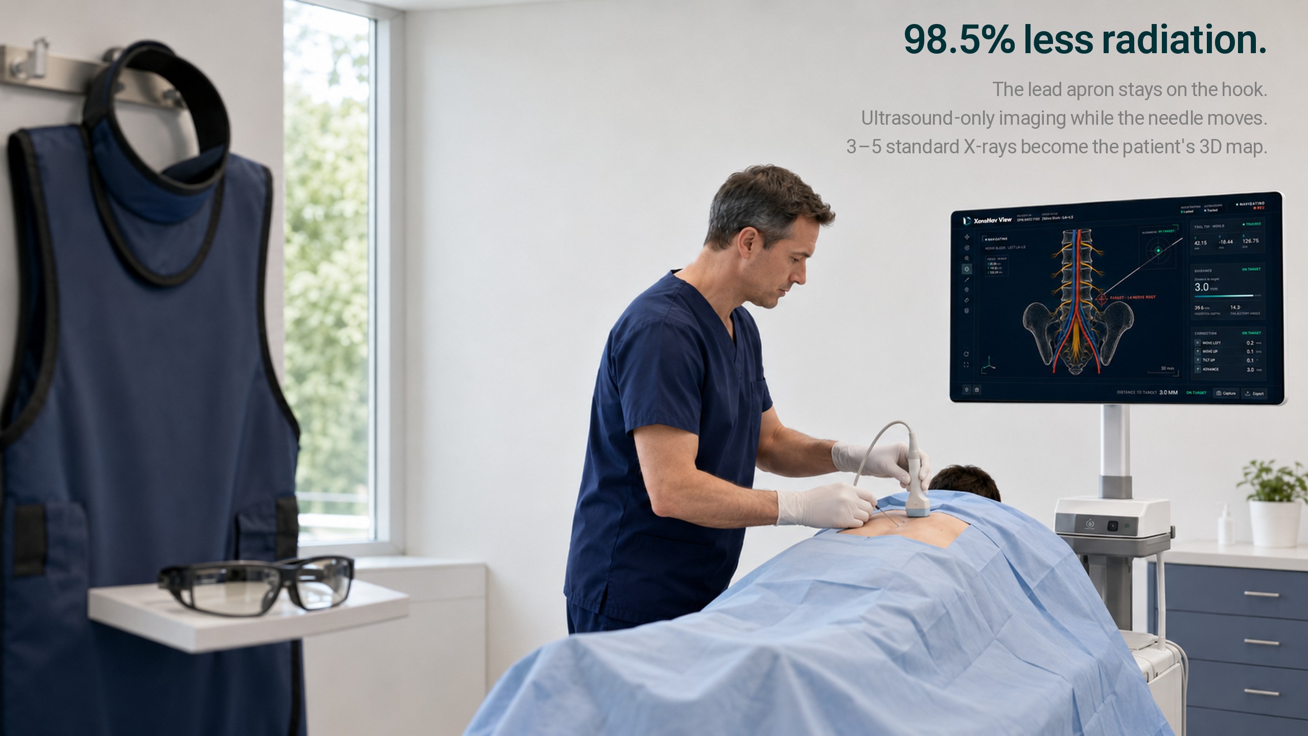 98.5% less radiation